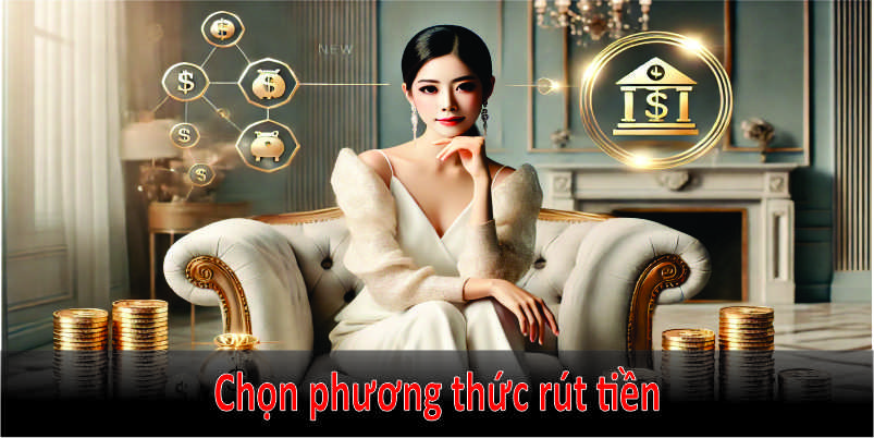 Chọn các phương thức rút tiền Xin88